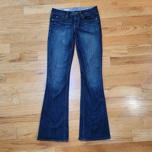 GAP 1969 Curvy Flare Jeans Size 27/4 LONG